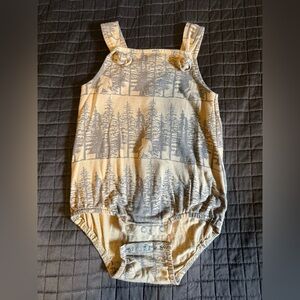 Kate Quinn tie overall bubble | bark Sasquatch | 12-18m